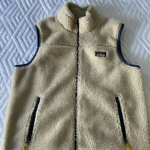 Mens LL Bean Mountain Pile Fleece vest